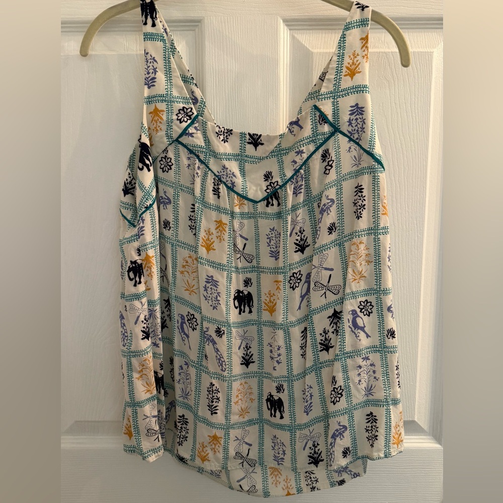 Maeve Multicolor Patterned Blouse - image 1